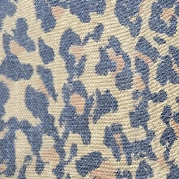 Zara Woman Leopard Print Blouse Medium Lyocell Hi Lo 690 - Picture 8 of 12